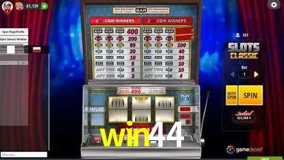 Descubra o Mundo do Cassino Online com win44